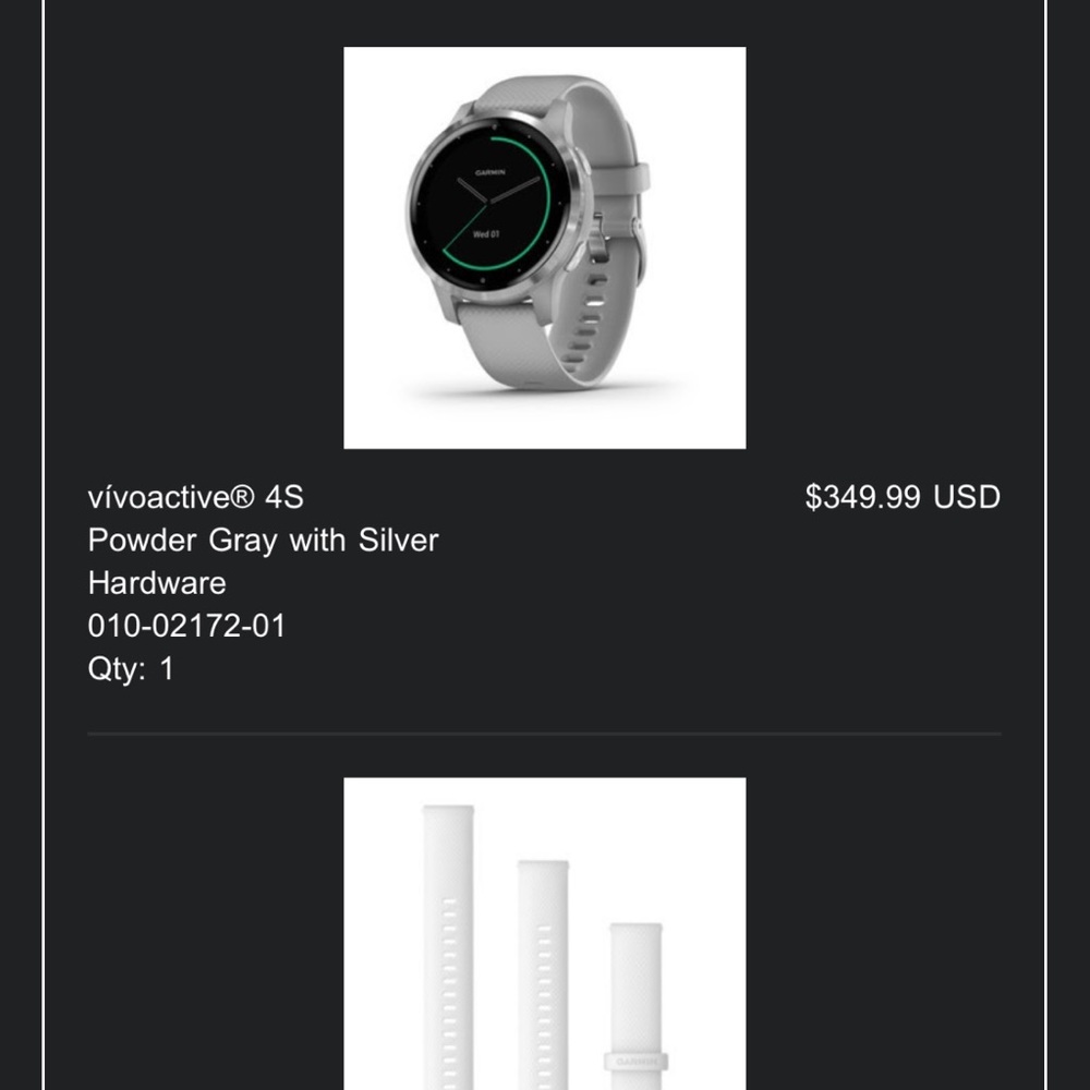 Selling my Garmin vivoactive 4s. Used maybe 12 times.